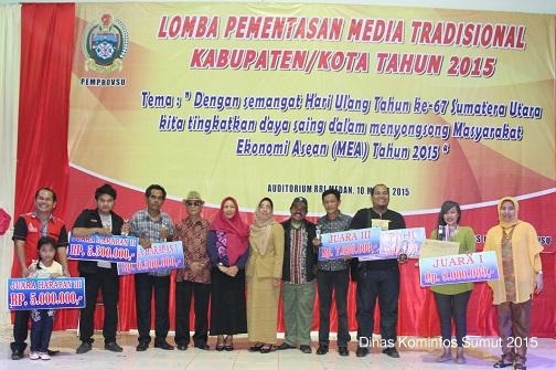 Sutias Buka  Lomba Pementasan Media Tradisional se - Sumut